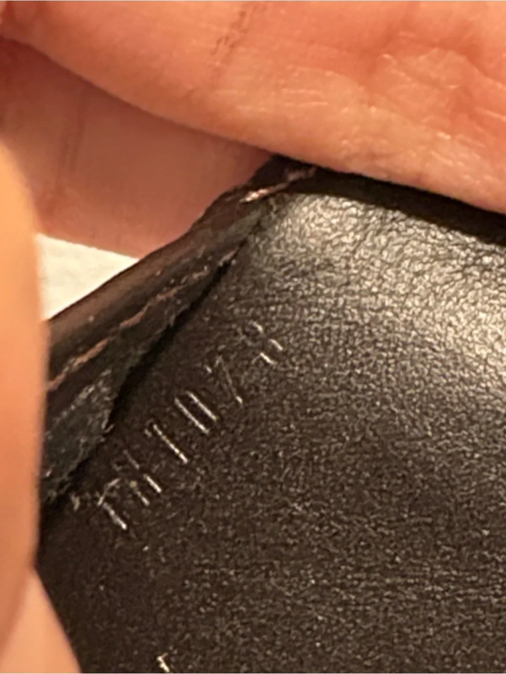Louis Vuitton Bifold Black Leather Long Wallet